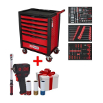 215-piece 215-piece tool trolley KS TOOLS RACINGline, 7 drawers, with accessories