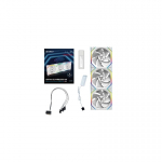 Lian Lian Li UNI FAN SL Wireless 120 Reverse Blade Arvuti korpus Ventilaator 12 cm Valge 3 tk