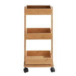 WENKO 24390100 &uuml;ldotstarbeline riiul Puit Bamboo Naturaalne puit