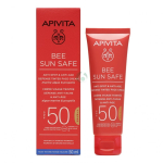 Apivita BEE SUN SAFE Anti-Aging and Anti-Spot Facial Cream with Color SPF 50 50 ml