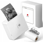 Phomemo M02 printer Termiline fotode jaoks Kleebiste Etikett 203dpi 53mm / M02 / Valge