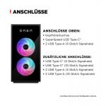 HP OMEN 35L GT16-0490ng M&auml;ngurivalmidusega arvuti Core Ultra 9 285K 32GB/1TB SSD RTX 5070 Win11