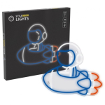 Manta SNL90MT stiilne neoonvalgustus ASTRONAUT RAKETIL