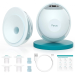 PARUU PARUU P20 HANDS-FREE WEARABLE BREAST PUMP GREEN DOUBLE PACK