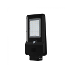 V-tac 20W LED t&auml;navas&uuml;vistaja p&auml;ikesepaneeli ja liikumisanduriga, must, 3000/4000/6000K, 140&deg;x70&deg;