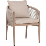 Home4You Tool "MEDINA", 61,5 &times; 62,5 &times; H74 cm, liivav&auml;rvi