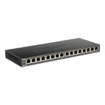 D-Link DGS-1016S v&otilde;rgul&uuml;liti Mittejuhitav Gigabit Ethernet (10/100/1000) Must