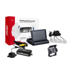 Amio Parking sensor kit tft01 4.3 "with camera hd-501-and 4 sensors black"gold"
