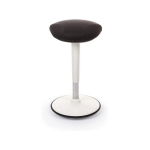 Stoo Triangle active chair, white frame / black fabric