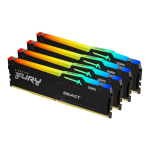 Kingston Kingston Technology FURY Beast RGB m&auml;lumoodul 128 GB 4 x 32 GB DDR5 5200 MT/s 288-pin DIMM