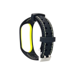Beline pasek Sport Mi Band 3|4 czarno-limonkowy black|lime