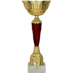 Detail Detail Gold and burgundy metal cup