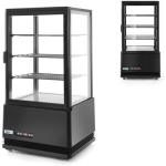 Refrigerator Refrigerator Arktic Refrigerated confectionery showcase, 3 shelves, 68L LED - black