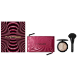 MAC MAC Trick Of The Light Extra Dimension Skinfinish Set MAC: Makeup bag, Burgundy + MAC, Multi Face, 143S + Extra Dimension Skinfi