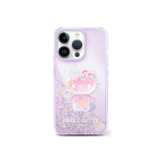 Case Case Hello Kitty HKHCP16SL50PPU iPhone 16 6.1" purple/violet hardcase Liquid Glitter 50TH Anniversary Party