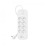 Belkin SRB003vf2M-V2 Valge 8 vahelduvvoolu kontakt 2 m