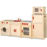 Viga Viga Toys Wooden huge kitchen set Natural FSC certified