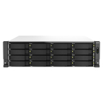 QNAP TS-h2287XU-RP NAS P&uuml;stik (3U) Intel Xeon E E-2336 32 GB DDR4 0 TB QuTS hero Must, Valge