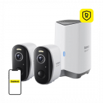 Baseus N1 Plus 2K Outdoor Camera Kit (White)