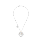 Morellato Steel Tree Necklace Green Tree of Life Talisman SAQE11