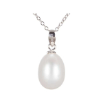 Jwl Jwl Luxury Pearls Pendant with real white pearl JL0437