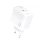 Dudao A28PEU adapter 45W 2xUSB-C valge