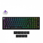 Keychron K4 HE wireless klaviatuur, Purple Magnetic l&uuml;litid