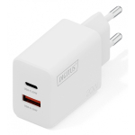 Digitus DA-10300 mobiilseadme laadija Universaalne Valge Vahelduvvool Kiirlaadimine Hoonesisene