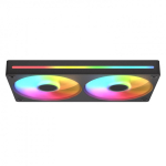 COUGAR CF-UN240RB-RGB​ Arvuti korpus Ventilaator 12 cm Must