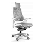Wau Wau TPE-8 kontorito chairs, hall/valge elastomeer