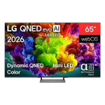 LG QNED evo AI MiniLED 65QNED93B6A teler 165,1 cm (65") 4K Ultra HD Nutiteleri funktsioon WiFi Must