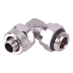 Aquatuning Aquatuning 10/8mm (8x1mm) kruvikinnitus G1/4 90&deg; p&ouml;&ouml;ratav