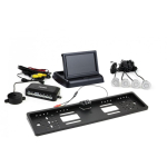 Amio Parking sensor kit tft02 4.3 inch with camera hd-402-led 4 sensors silver
