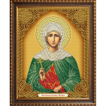 Beldizart Diamond Painting Kit icon St. martyr Irina 22x28 cm AZ-5046