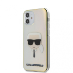 Karl Karl Lagerfeld KLHCP12SPCKHML iPhone 12 mini 5.4" multicolor hardcase Iridescent Karl`s Head