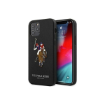 Case Case Us Polo Assn US Polo USHCP12LPUGFLBK iPhone 12 Pro Max 6.7" Black/Black Polo Embroidery Collection
