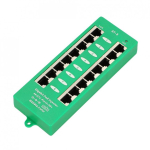 Extralink ACTIVE POE INJECTOR 8 PORT GIGABIT 802.3AT/AF MODE A - 1 Gbps - 8-Port Gigabit Ethernet 48 V