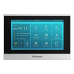 Akuvox Indoor-Station C313W with logo, Touch Screen, POE, silver