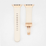 Watch Watch 38/40/41mm Single loop buckle leather Watch Straps White