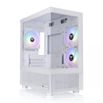 Thermaltake View 170 TG ARGB Snow Micro Tower Valge