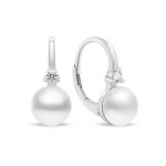 Brilio Brilio Silver Brilio Silver Fine silver earrings with pearls EA955W