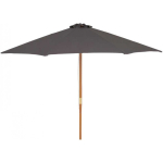Polyester Polyester garden umbrella 3 m anthracite PATIO