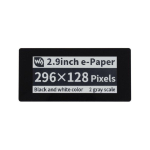 Talpinis Talpinis jutiklinis ekran E-paper E-Ink, 2.9&rdquo; 296x128px, SPI/I2C, nespalvatu, m&otilde;eldud Raspberry Pi Pico jaoks, Waveshare 20051