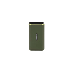 Transcend ESD380C 1 TB USB A-t&uuml;&uuml;bi &uuml;leminek USB C-t&uuml;&uuml;bile 3.2 Gen 2 (3.1 Gen 2) Roheline