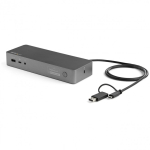 StarTech.com DK30C2DPEPUE s&uuml;learvuti dokk ja pordireplikaator Juhtmega &uuml;hendatud USB 3.2 Gen 1 (3.1 Gen 1) Type-C Must, Hall