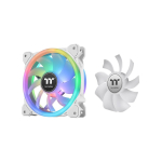 Thermaltake SWAFAN 12 RGB Radiator Fan TT Premium Edition White Arvuti korpus &Otilde;hujahuti 12 cm Valge 3 tk