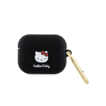 Hello Hello Kitty HKAP3DKHSK Airpods Pro cover czarny|black Silicone 3