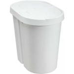 Plast Plast Team Seattle Swing trash can trash can, hinged lid, double, white, 2 x 25 l