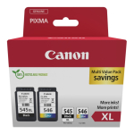 Canon PG-545XL/CL-546 (8286B010) Ink Cartridge Multipack, BK/CMY