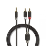 Nedis CABW22200AT50 audiokaabel 5 m 3.5mm 2 x RCA S&ouml;ehall